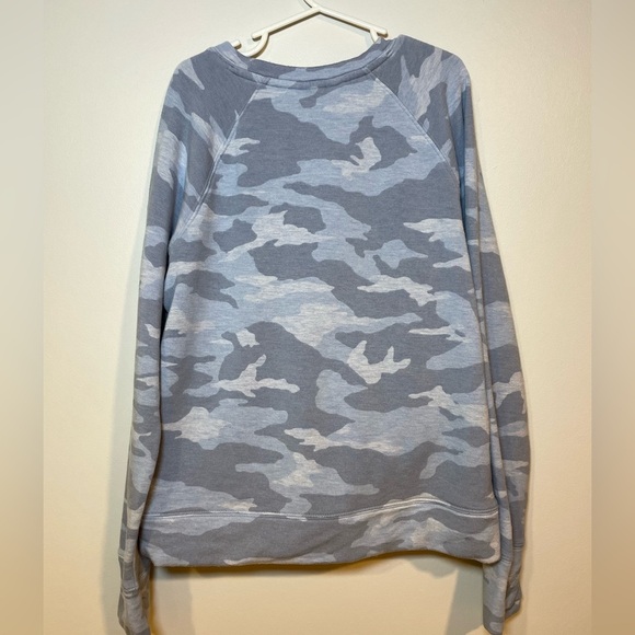 Athleta Girl Crewneck Camo Sweatshirt size 8-10 - Picture 3 of 5